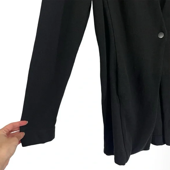 NIC + ZOE Grace Black Knit Jacket Fitted Blazer Women's L - Picture 5 of 9